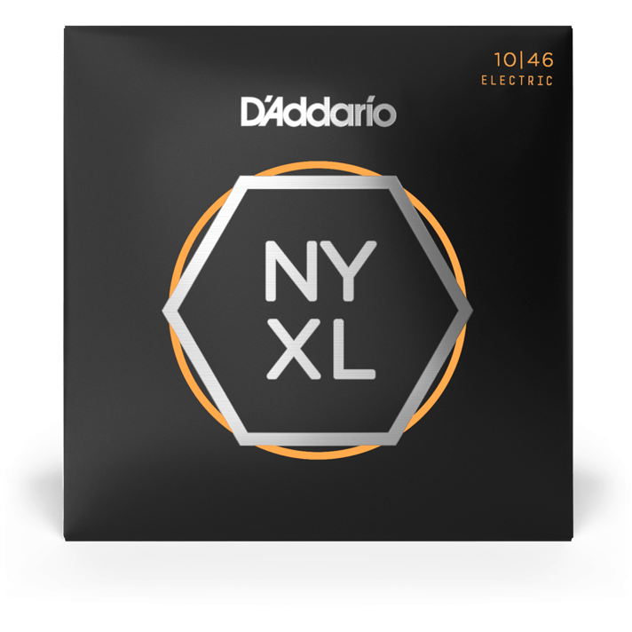 D'Addario NYXL Nickel Wound Electric Guitar Strings – Regular Light – 10-46