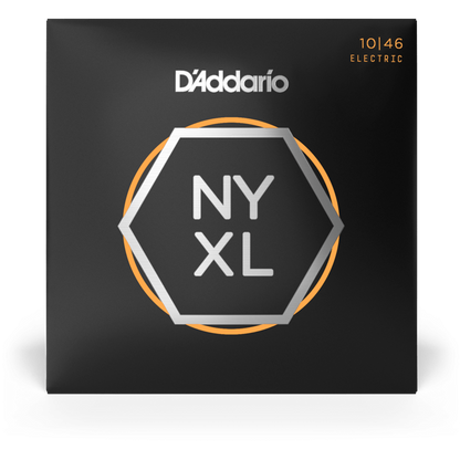 D'Addario NYXL Nickel Wound Electric Guitar Strings – Regular Light – 10-46