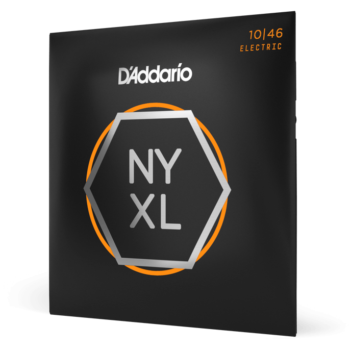 D'Addario NYXL Nickel Wound Electric Guitar Strings – Regular Light – 10-46