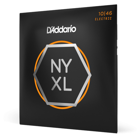 D'Addario NYXL Nickel Wound Electric Guitar Strings – Regular Light – 10-46