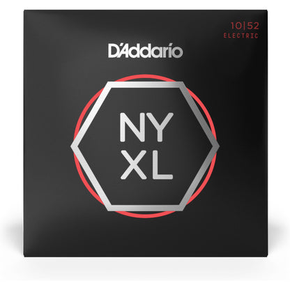 D'Addario NYXL1052 Nickel Wound Electric Guitar Strings, Light Top / Heavy Bottom, 10-52