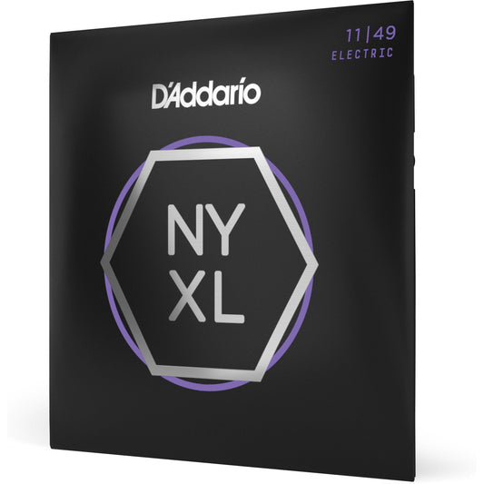 D'Addario NYXL1149 Nickel Wound Electric Guitar Strings, Medium, 11-49