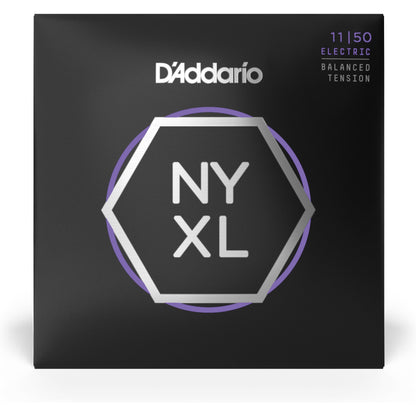 D'Addario NYXL1150BT Nickel Wound Electric Guitar Strings, Balanced Tension Medium, 11-50