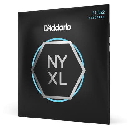 D'Addario NYXL Nickel Wound Electric Guitar Strings – Medium Top/Heavy Bottom – 11-52