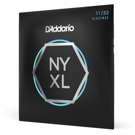D'Addario NYXL Nickel Wound Electric Guitar Strings – Medium Top/Heavy Bottom – 11-52
