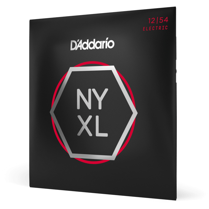 D'Addario NYXL Nickel Wound Electric Guitar Strings – Heavy – 12-54