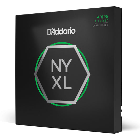 D'Addario NYXL4095 Nickel Wound Bass Guitar Strings, Super Light, 40-95, Long Scale