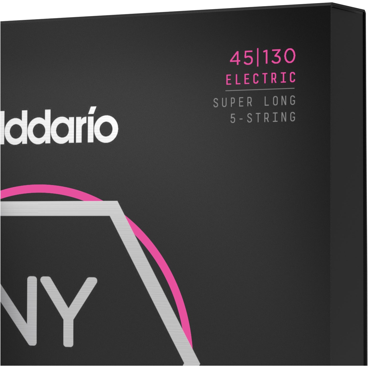 D'Addario NYXL45130SL Nickel Wound Bass Guitar Strings, Regular Light 5-String, 45-130, Super Long Scale