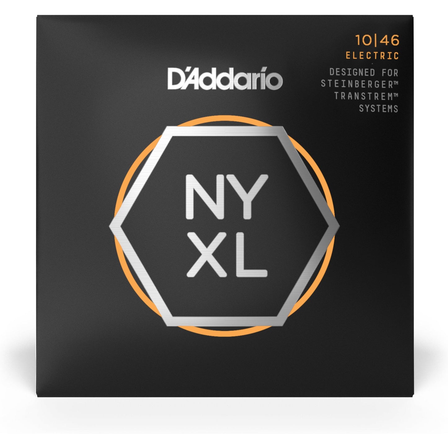 D'Addario NYXLS1046 Nickel Wound Electric Guitar Strings, Regular Light, Double Ball End, 10-46