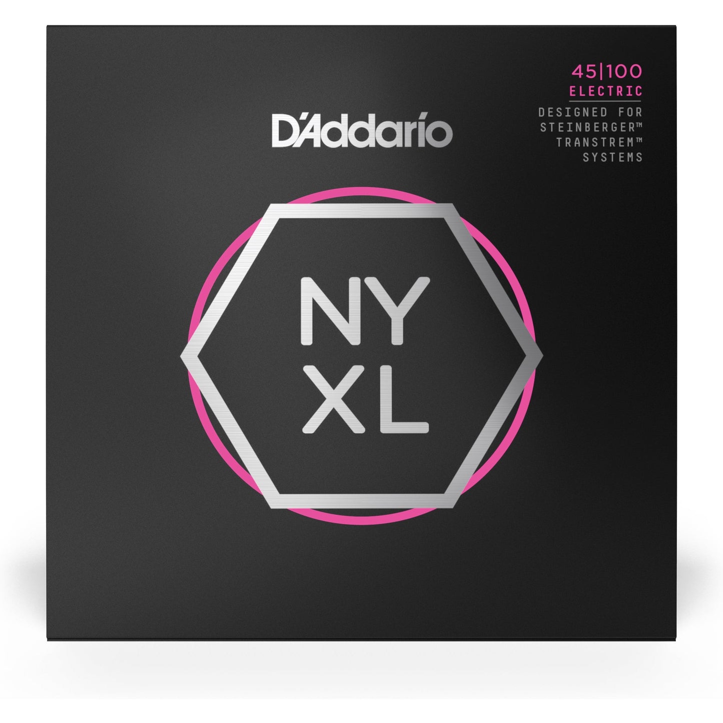 D'Addario NYXLS45100 Nickel Wound Bass Guitar Strings, Regular Light, 45-100, Double Ball End, Long Scale