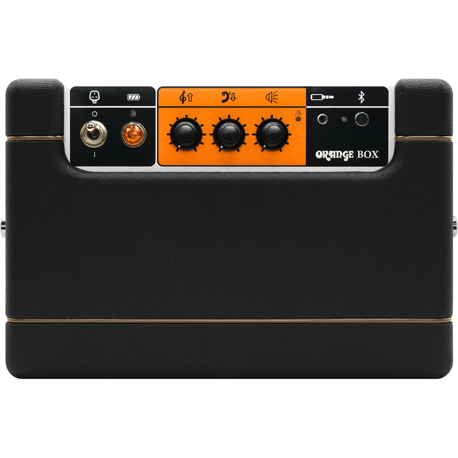 Orange Box Portable Bluetooth Speaker w/ Free Carry Case – Black