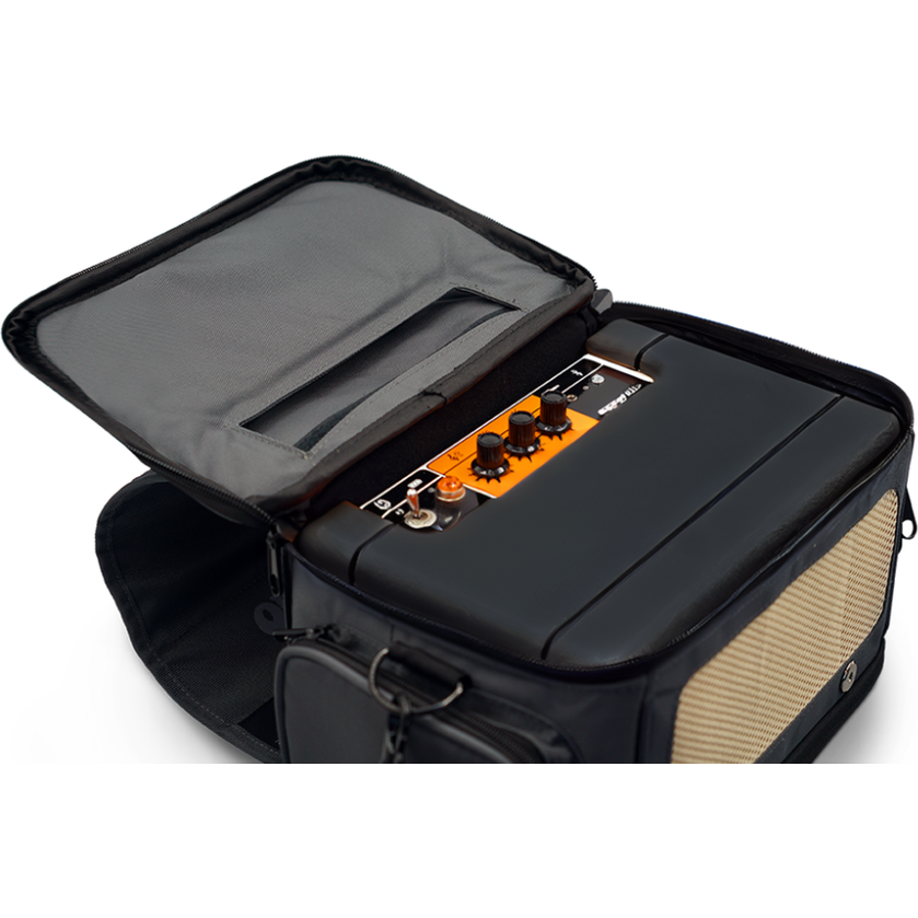 Orange Box Portable Bluetooth Speaker w/ Free Carry Case – Black