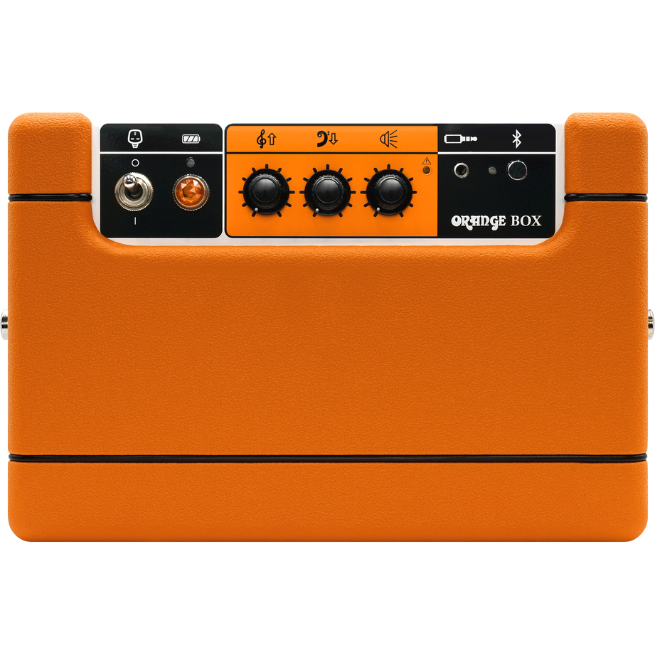 Orange Box Portable Bluetooth Speaker w/ Free Carry Case – Orange