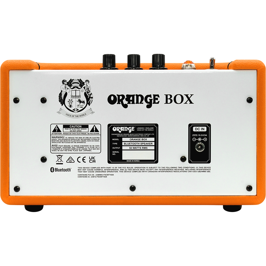 Orange Box Portable Bluetooth Speaker w/ Free Carry Case – Orange