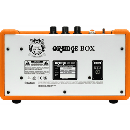 Orange Box Portable Bluetooth Speaker w/ Free Carry Case – Orange