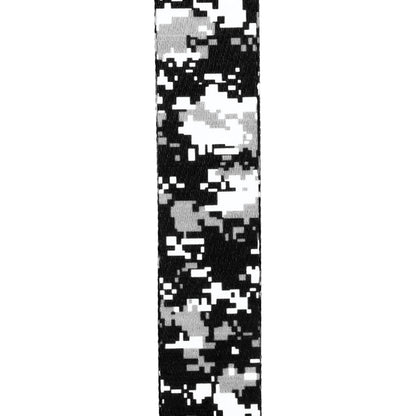 D'Addario Polyester Digital Camo Guitar Strap, Black