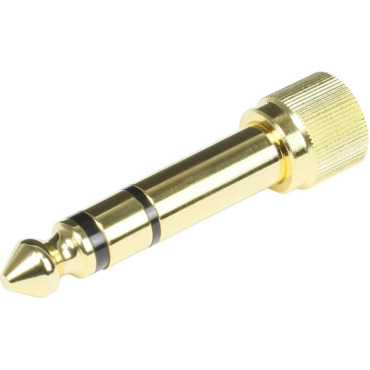 Pig Hog Solutions - 3.5mm (Female) to 1/4" (Male) Stereo Adapter (Threaded)