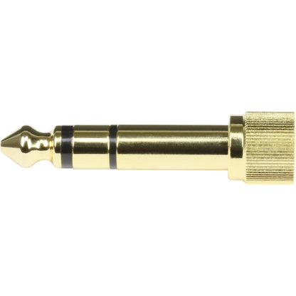 Pig Hog Solutions - 3.5mm (Female) to 1/4" (Male) Stereo Adapter (Threaded)