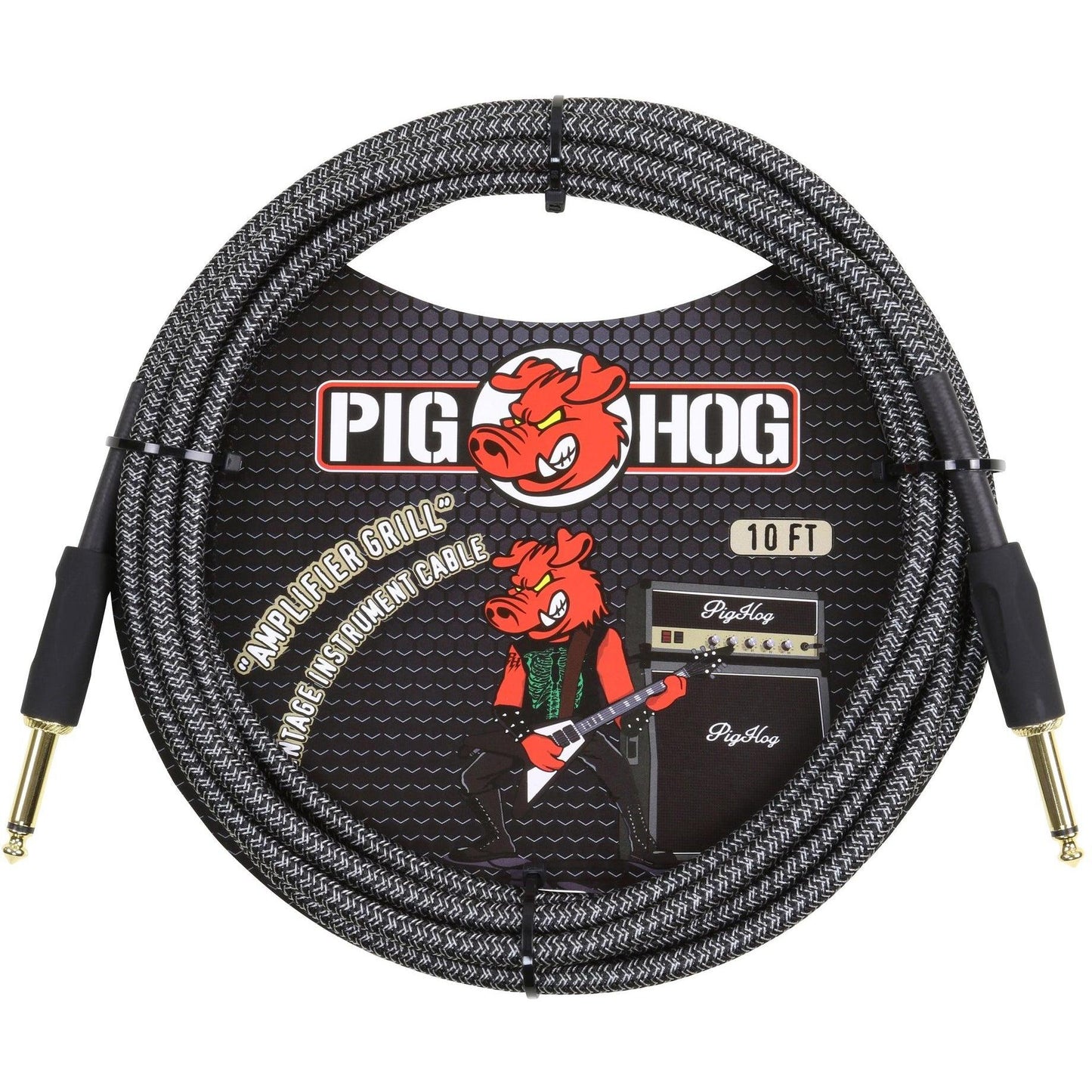 Pig Hog "Amplifier Grill" Instrument Cable - 10 Foot