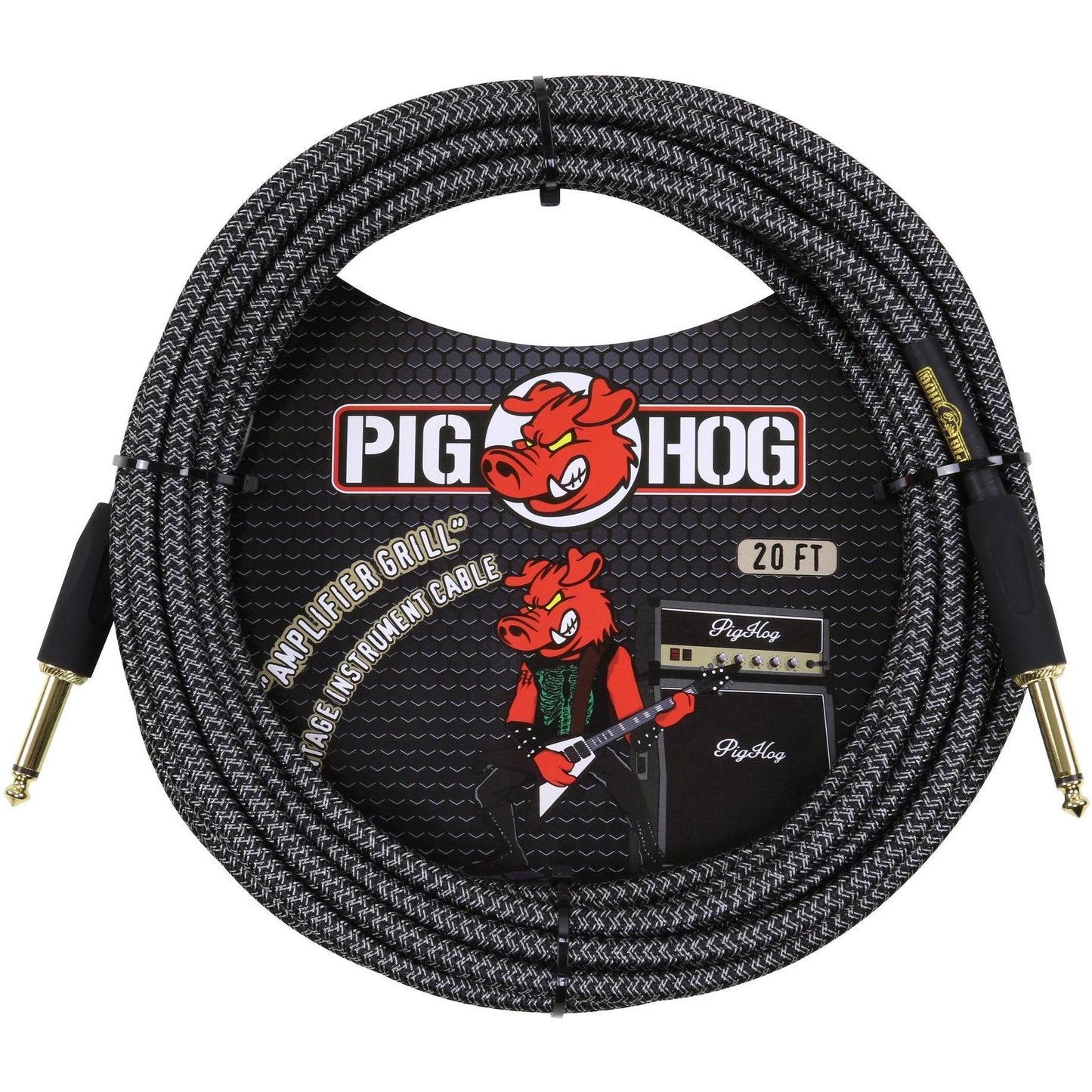 Pig Hog "Amplifier Grill" Instrument Cable - 20 Foot