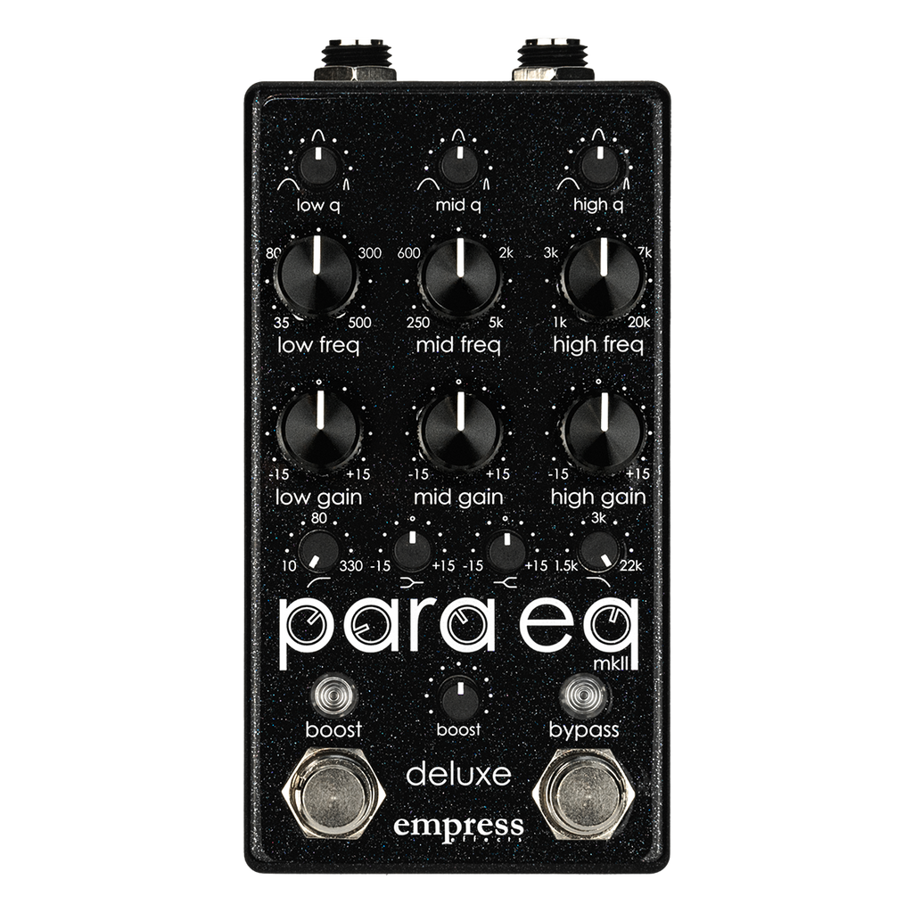 Empress Effects ParaEQ MKII Deluxe - Parametric Equalizer Pedal - Limited Edition Black