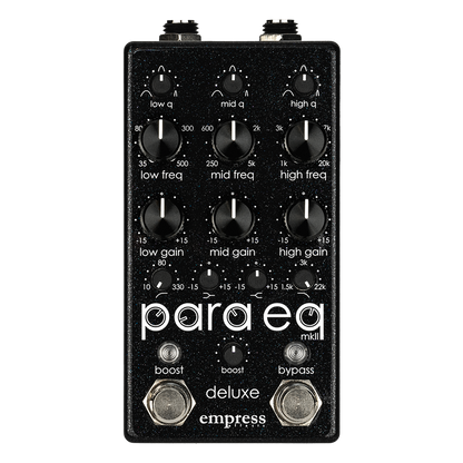 Empress Effects ParaEQ MKII Deluxe - Parametric Equalizer Pedal - Limited Edition Black