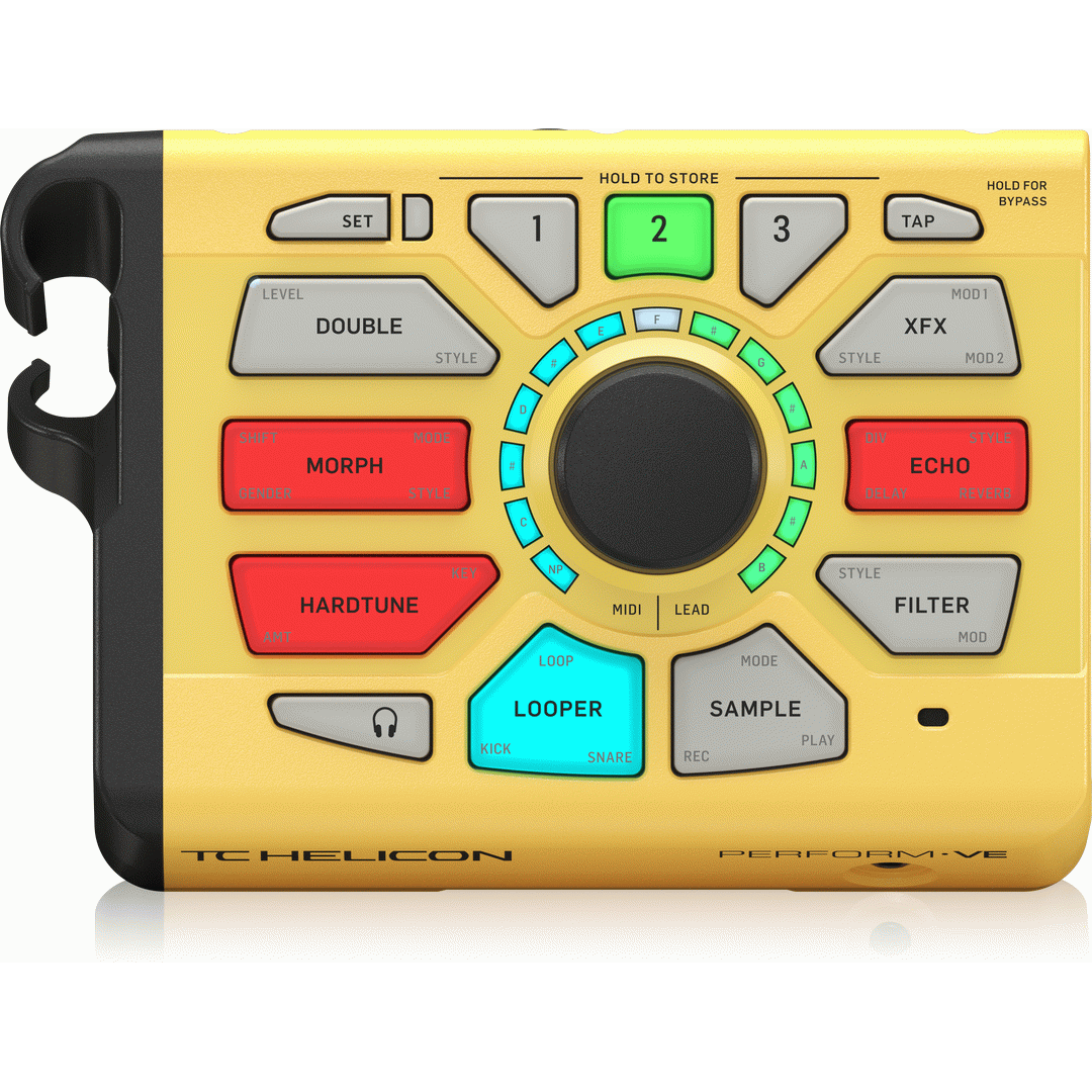 TC Helicon Perform-VE Yellow Vocal Processor