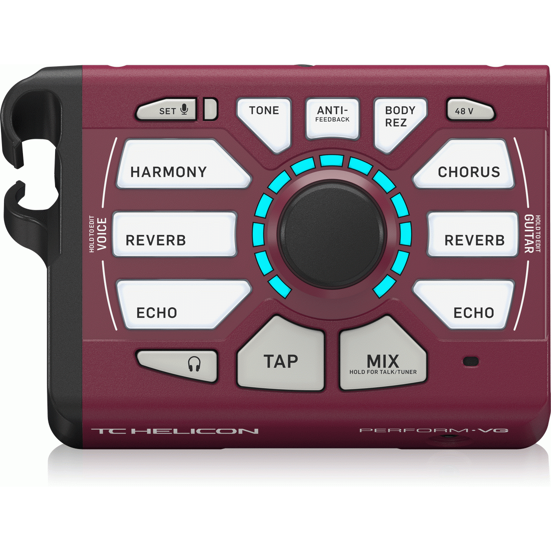 TC Helicon Perform-VG Burgundy Vocal Processor