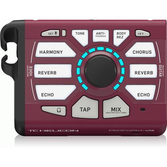 TC Helicon Perform-VG Burgundy Vocal Processor