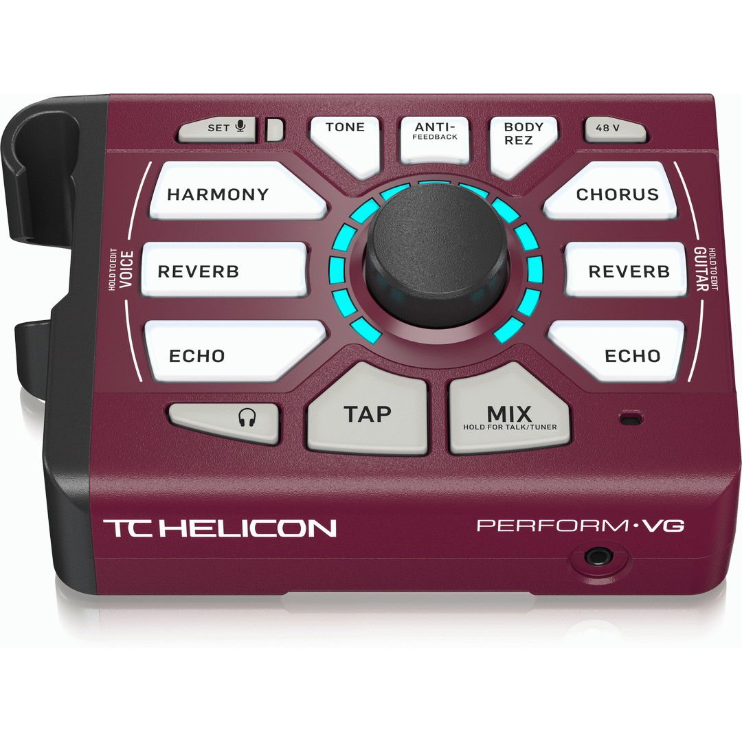 TC Helicon Perform-VG Burgundy Vocal Processor