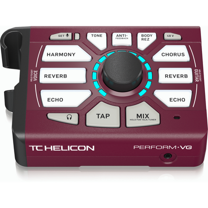 TC Helicon Perform-VG Burgundy Vocal Processor