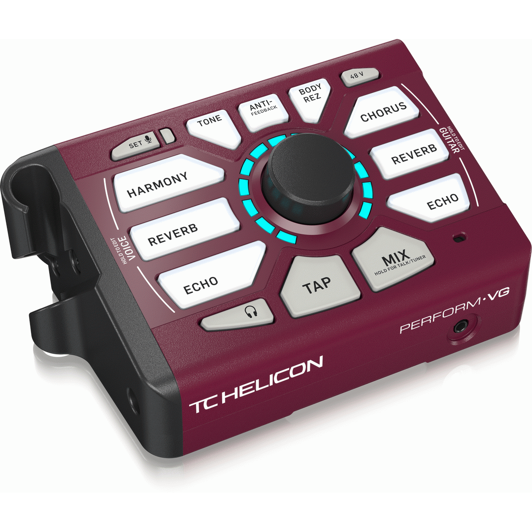 TC Helicon Perform-VG Burgundy Vocal Processor