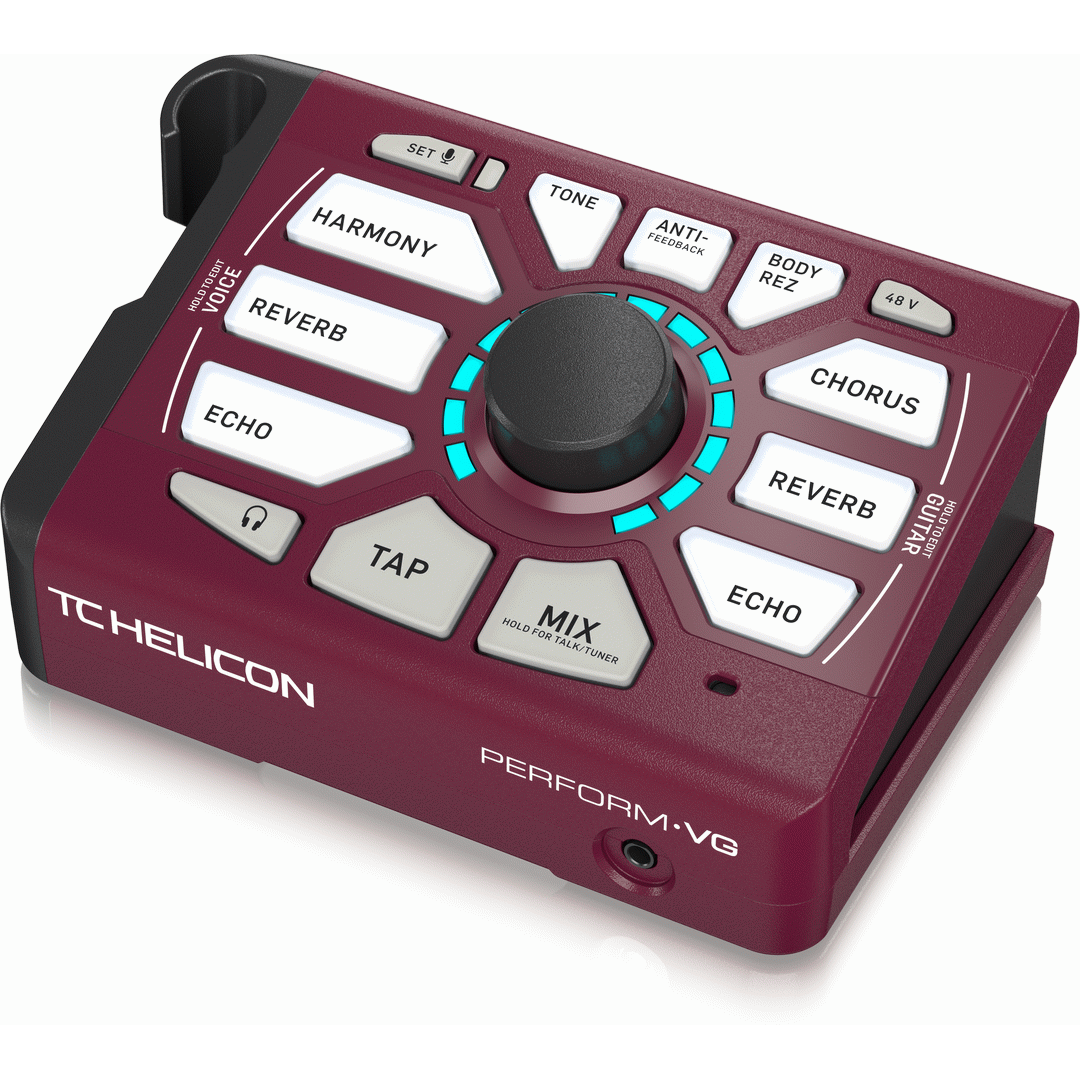 TC Helicon Perform-VG Burgundy Vocal Processor