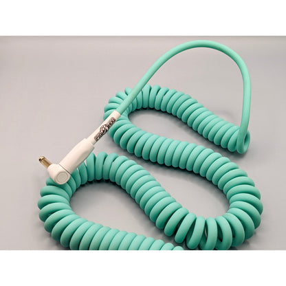 Pig Hog "Half Coil" Instrument Cable, 30 Foot, Seafoam Green