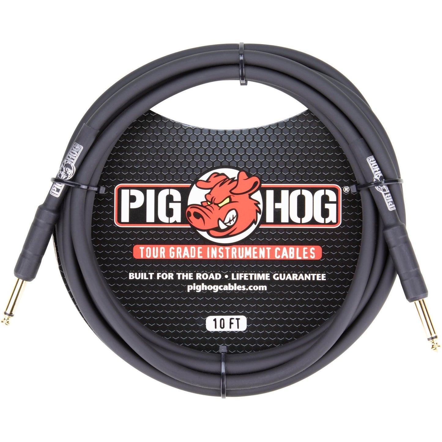 Pig Hog 1/4" to 1/4" Instrument Cable - 10 Foot