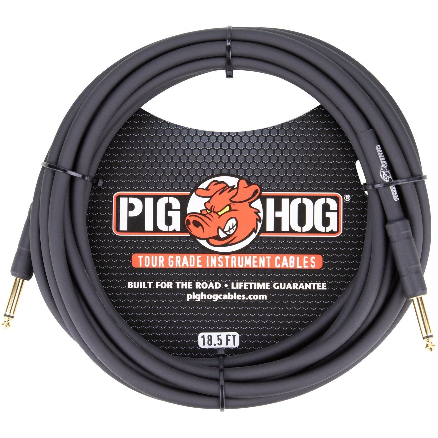 Pig Hog 18.5 Foot 1/4" - 1/4" 8mm Instrument Cable