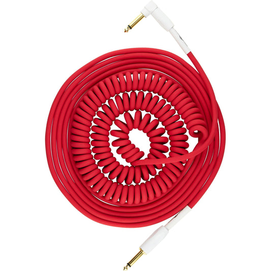 Pig Hog "Half Coil" Instrument Cable - 30 Foot - Candy Apple Red