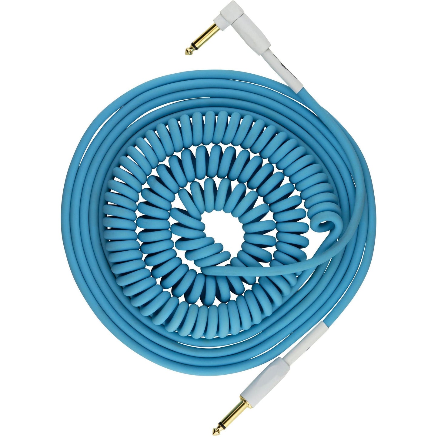 Pig Hog "Half Coil" Instrument Cable - 30 Foot - Daphne Blue
