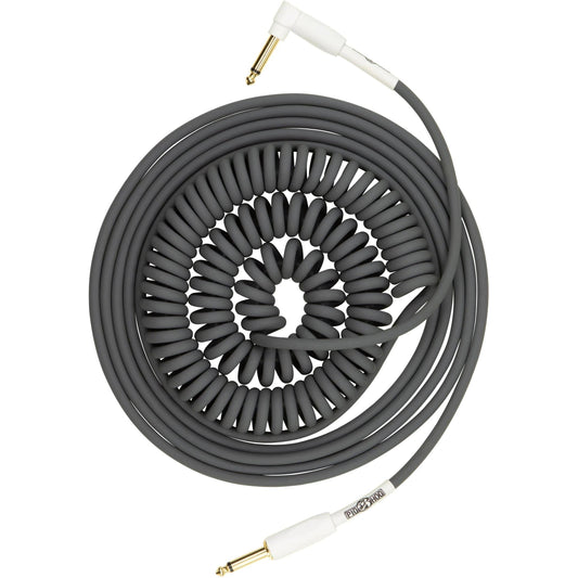 Pig Hog "Half Coil" Instrument Cable - 30 Foot - Grey
