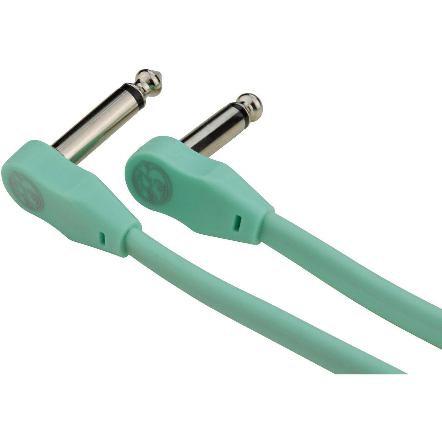 Pig Hog Lil Pigs 2 Foot Low Profile Patch Cables - 2 Pack - Seafoam Green