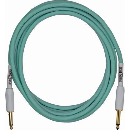 Pig Hog Hex Series Silent Cable - 10 Foot - Seafoam Green
