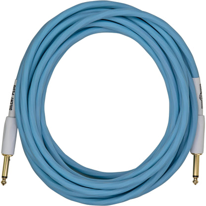 Pig Hog Hex Series Silent Cable - 18.6 Foot - Daphne Blue
