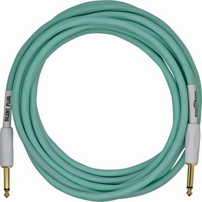 Pig Hog Hex Series Silent Cable - 18.6 Foot - Seafoam Green