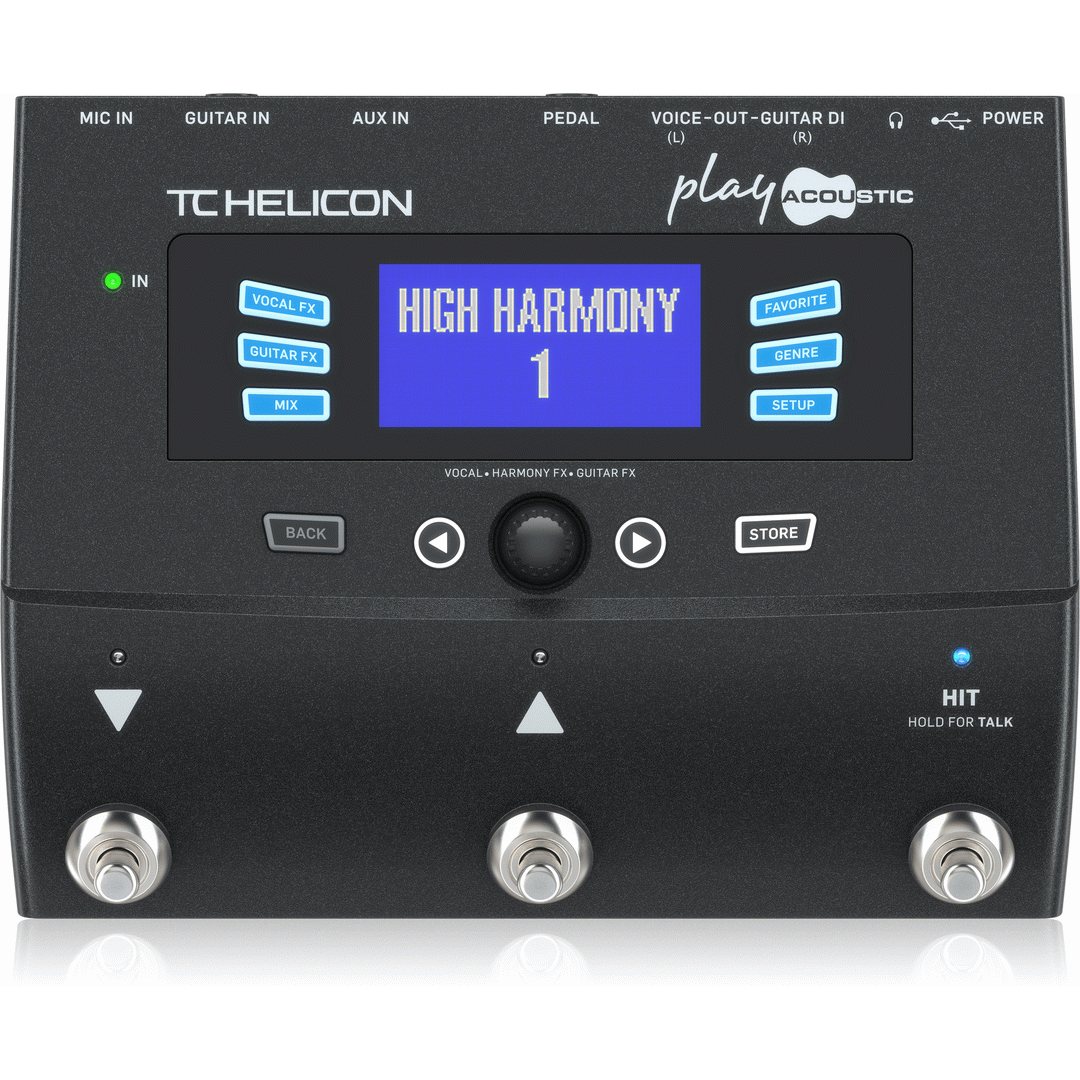 TC Helicon Play Acoustic Vocal Processor Pedal