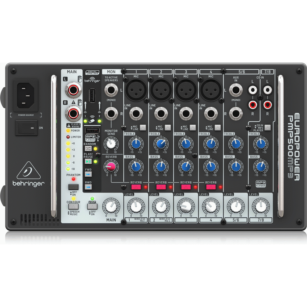 Behringer Europower PMP500MP3 Powered Mixer