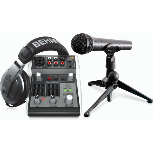 Behringer Podcastudio 2 USB Recording Package