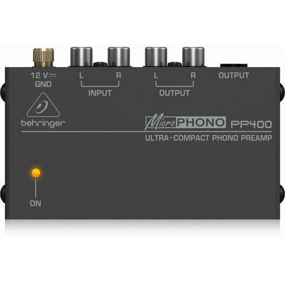 Behringer Microphono PP400 Phono Preamp