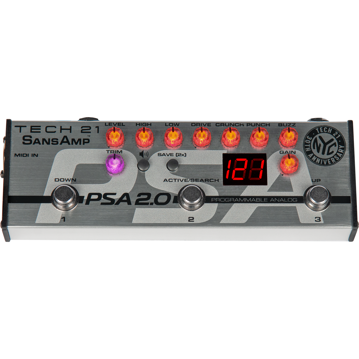TECH 21 PSA 2.0 Programmable Preamp Pedal