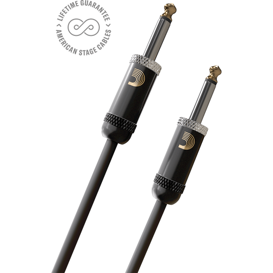 D'Addario American Stage Instrument Cable – 10 Foot