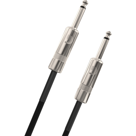 D'Addario Custom Series Coiled Instrument Cable – Black – 30 Foot